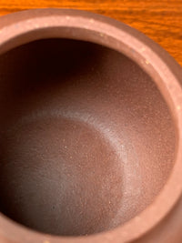 the inside handmade tool marks in the handmade yixing teapot