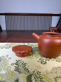the lid and spout of the handmade yixing teapot jun hat