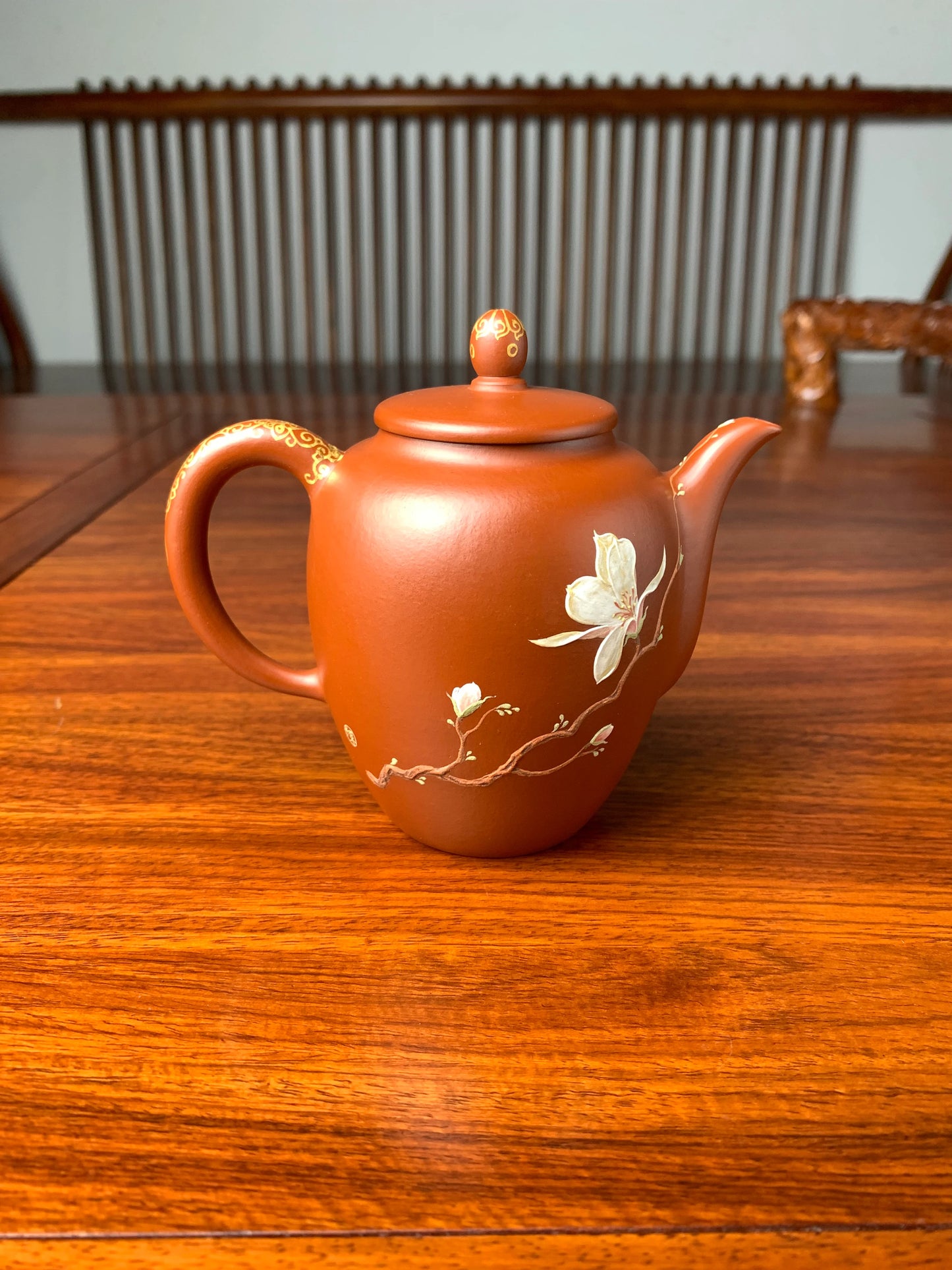 Artwork teapot Magnolia 250ml fully handmade