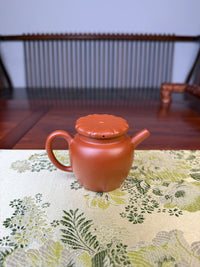 handmade yixing teapot handmade with zhu ni for gongfutea back view