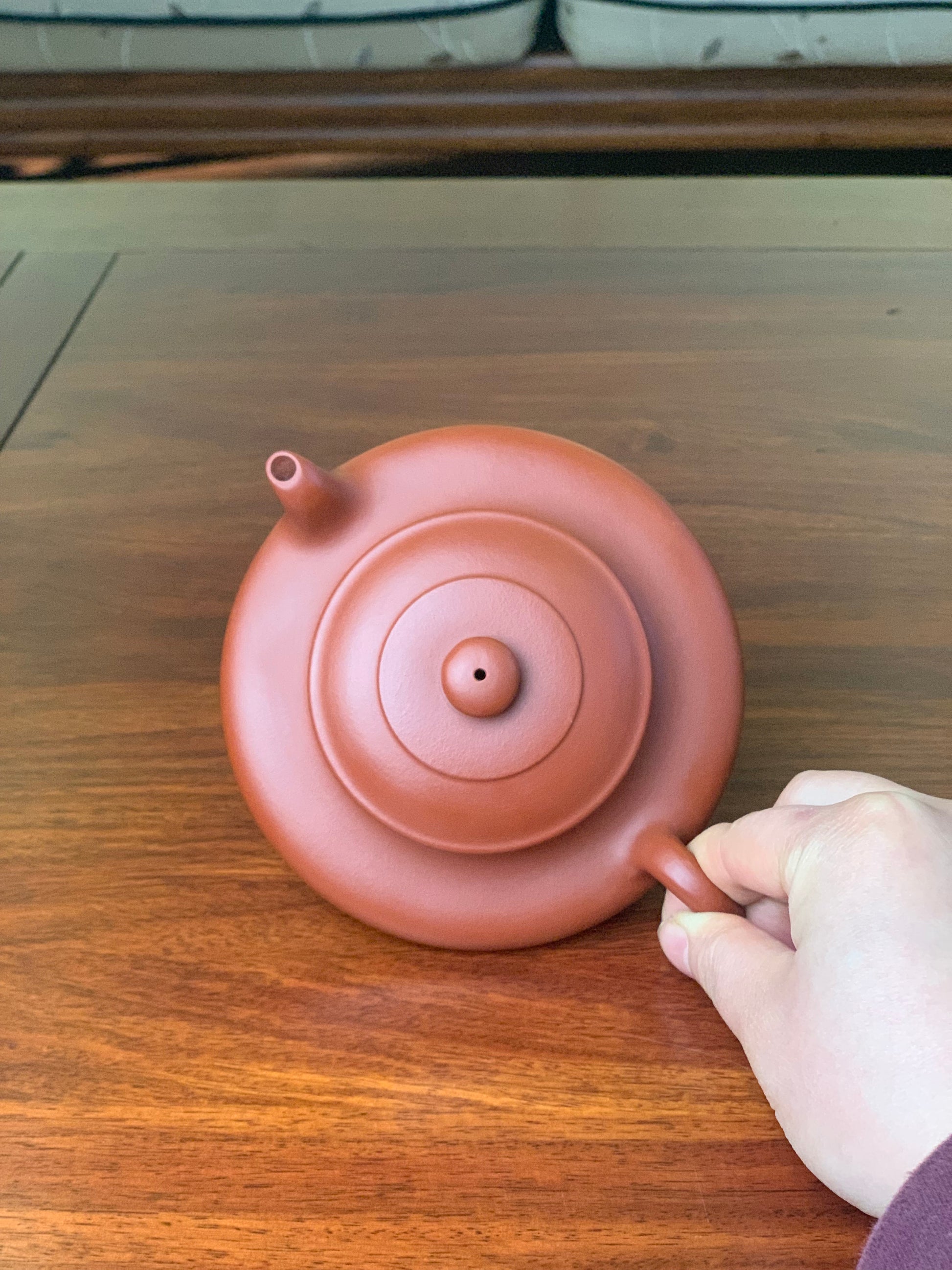 handmade yixing teapot xubian from yixing zisha zhu ni