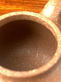 the inside of the handmade yixing teapot