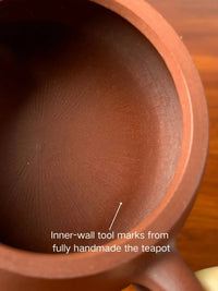 the inner wall tool marks from full handmade the teapot
