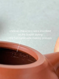 the inside characters in the full handmade teapot