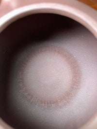 Traces of hand tools inside the teapot