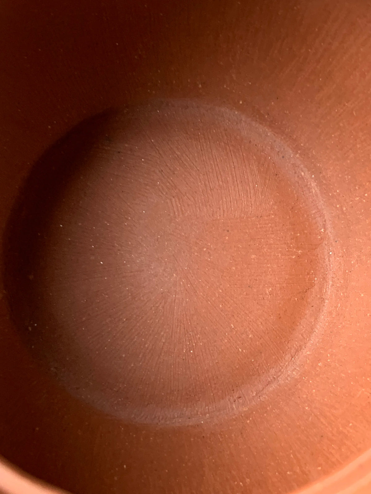 Interior joint traces from the full handmade the teapot