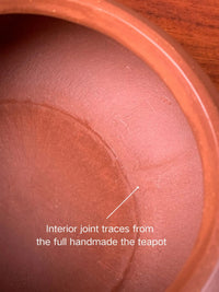 Interior joint traces from the full handmade the teapot