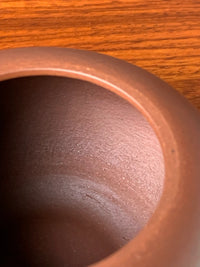 fully handmade teapot leaves tool marks on the inside of the teapot