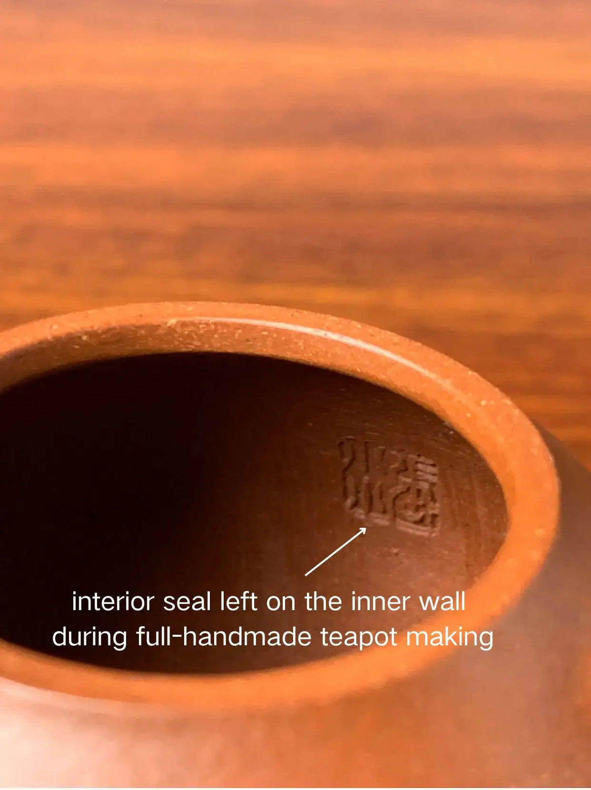 the interior seal left on the inner wall