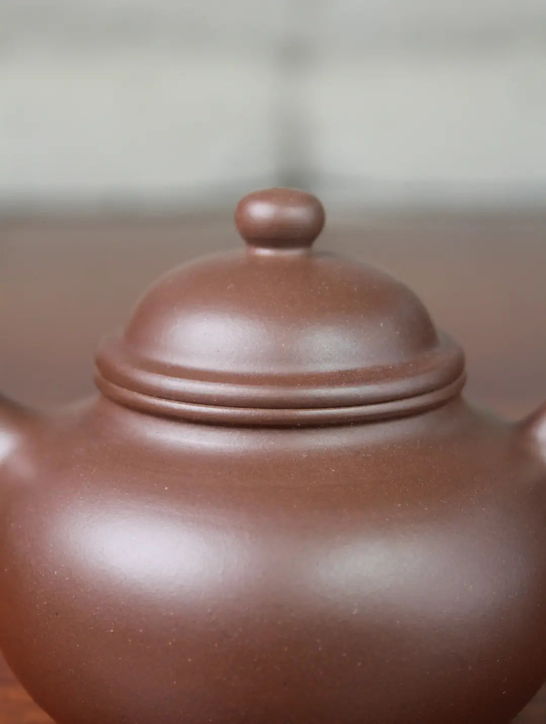 lid detail of zisha teapot rong tian