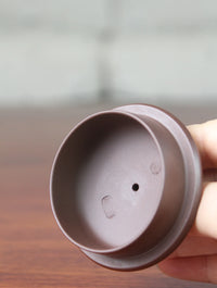 Yixing teapot Pan Hu fully handmade By Qing xia 160ml