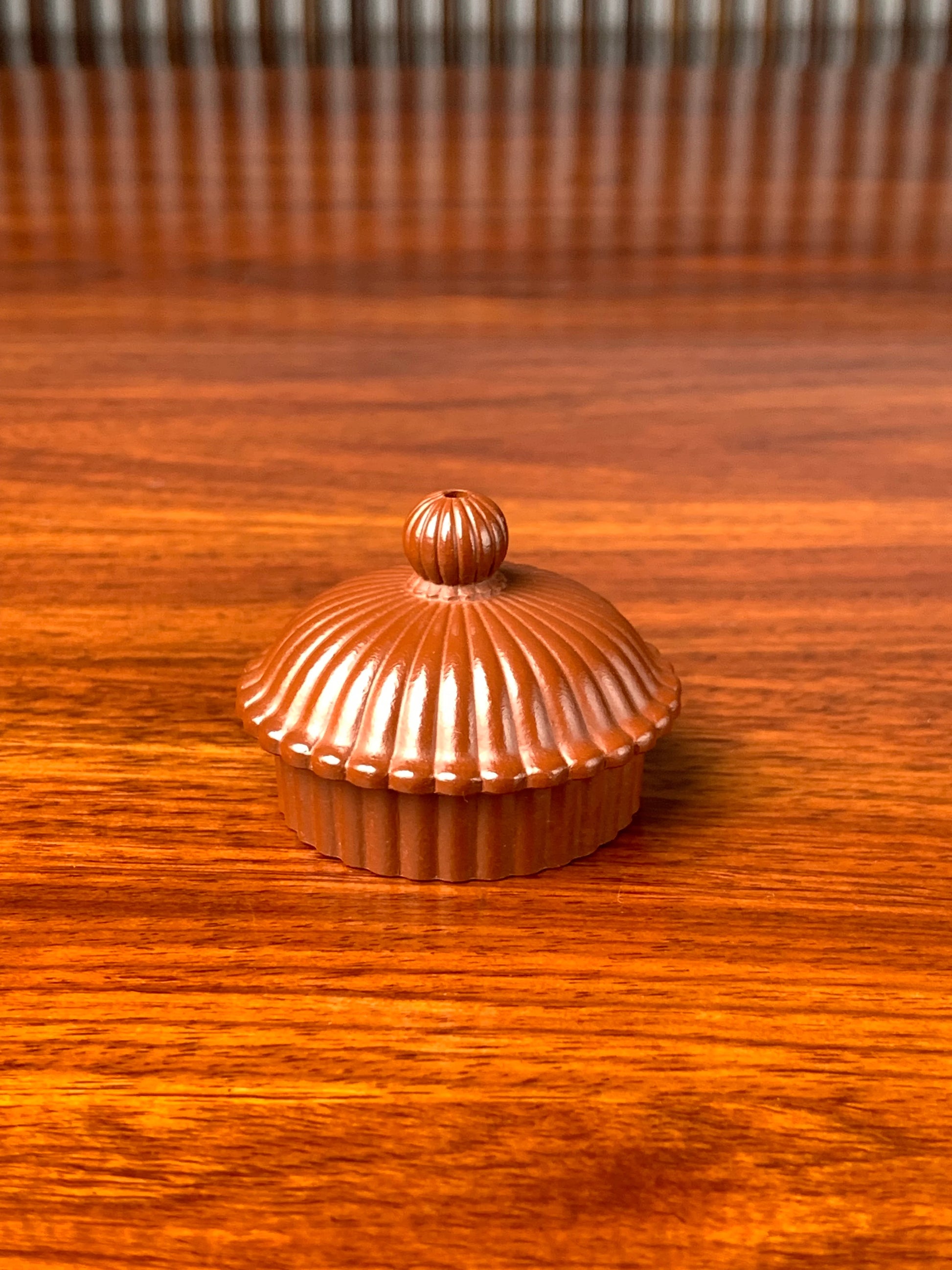 the lid on the table
