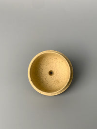 This is the interior detail of the Yixing teapot lid