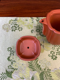 two teapot marks of potter wang tao in the lid