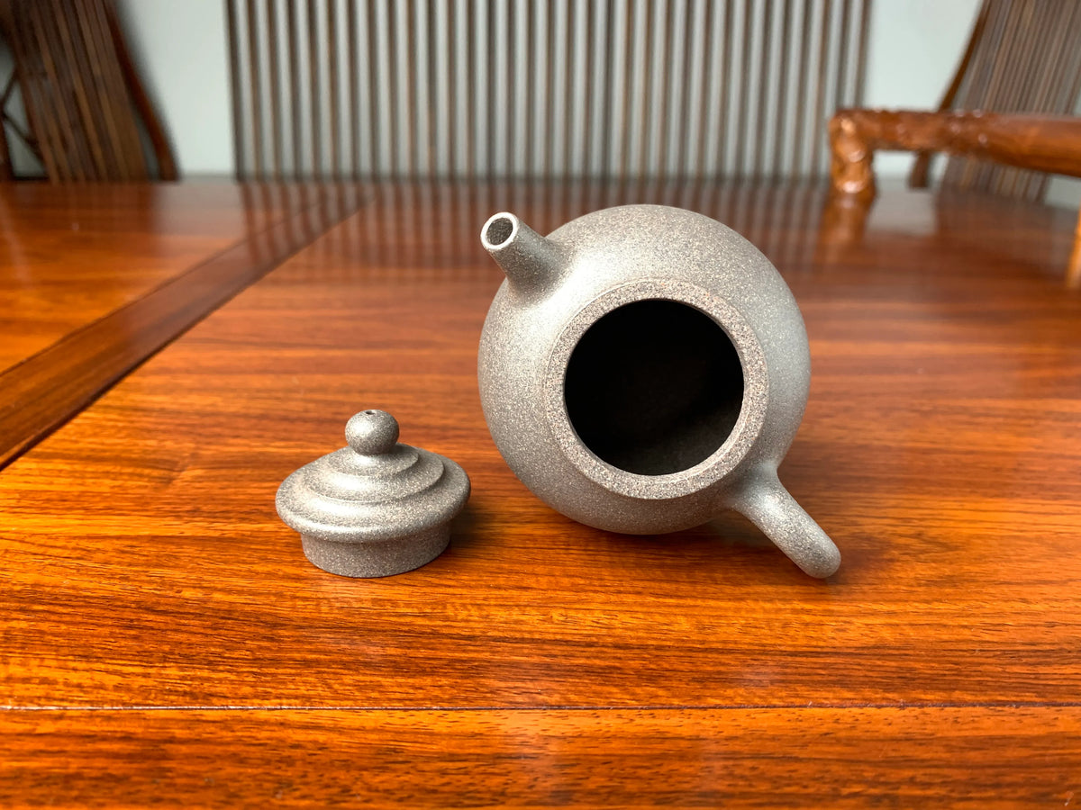 Yixing teapot full handmade named Olive shaped pot 170ml