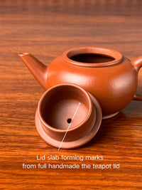 lid slab forming marksfrom full handmade the teapot lid