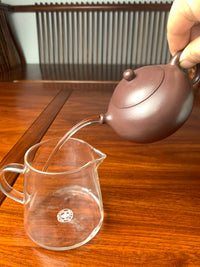 Yixing teapot  Xi Shi 155ml Gu Fa Lian ni (Most Archaic Clay Forming) authentic Yixing Lao Zi Ni clay and aged 16 years full handmade