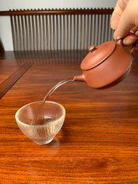 the perfect pour of the small yixing teapot zhu chu