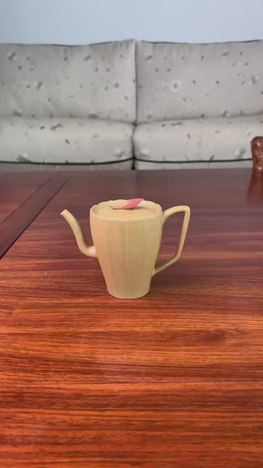 Zisha teapot flower shape for gongfutea