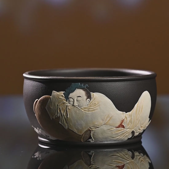 yixing zisha teacup master artwork