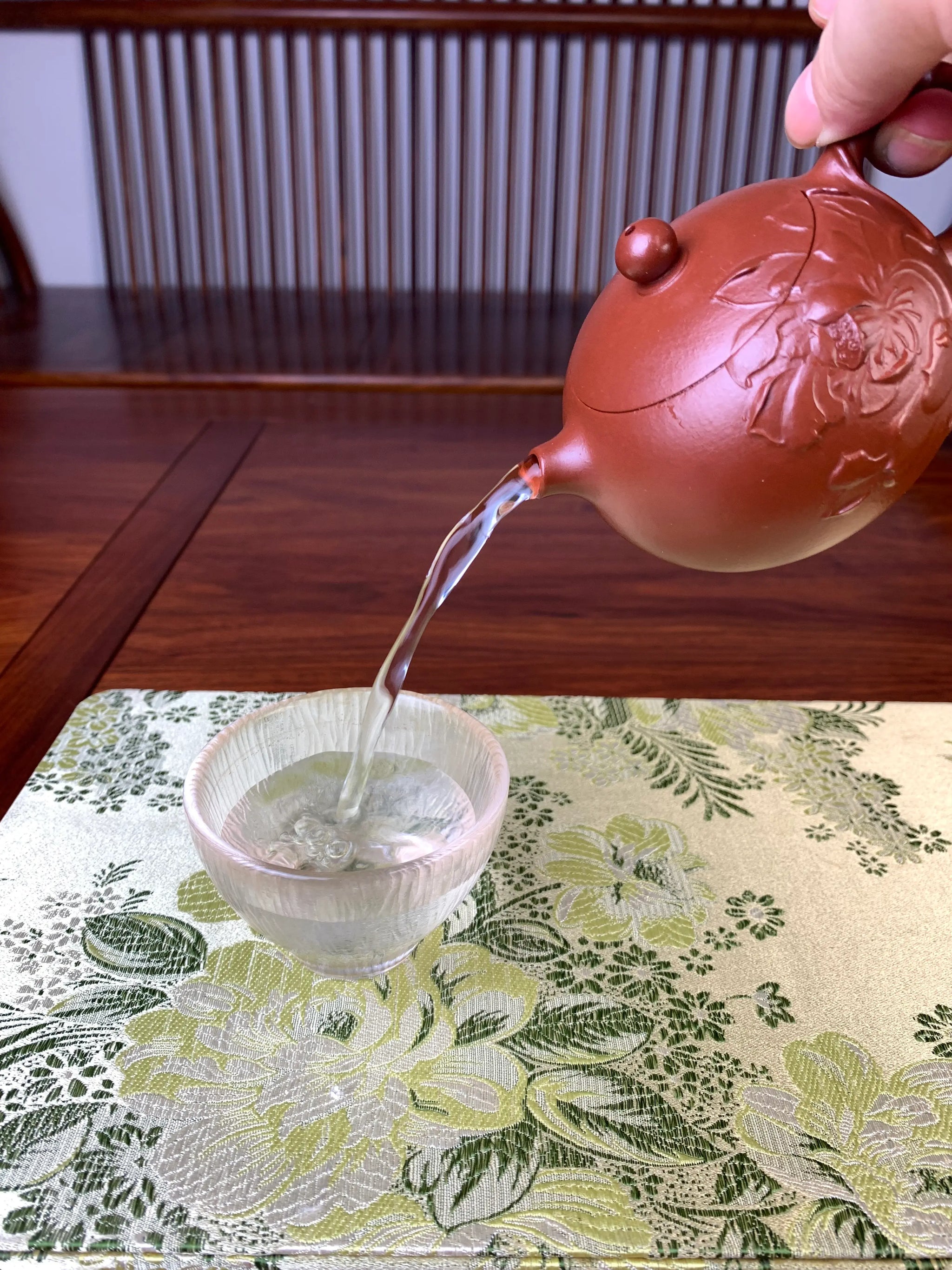 the perfect pour of the handmade yixing teapot xi shi