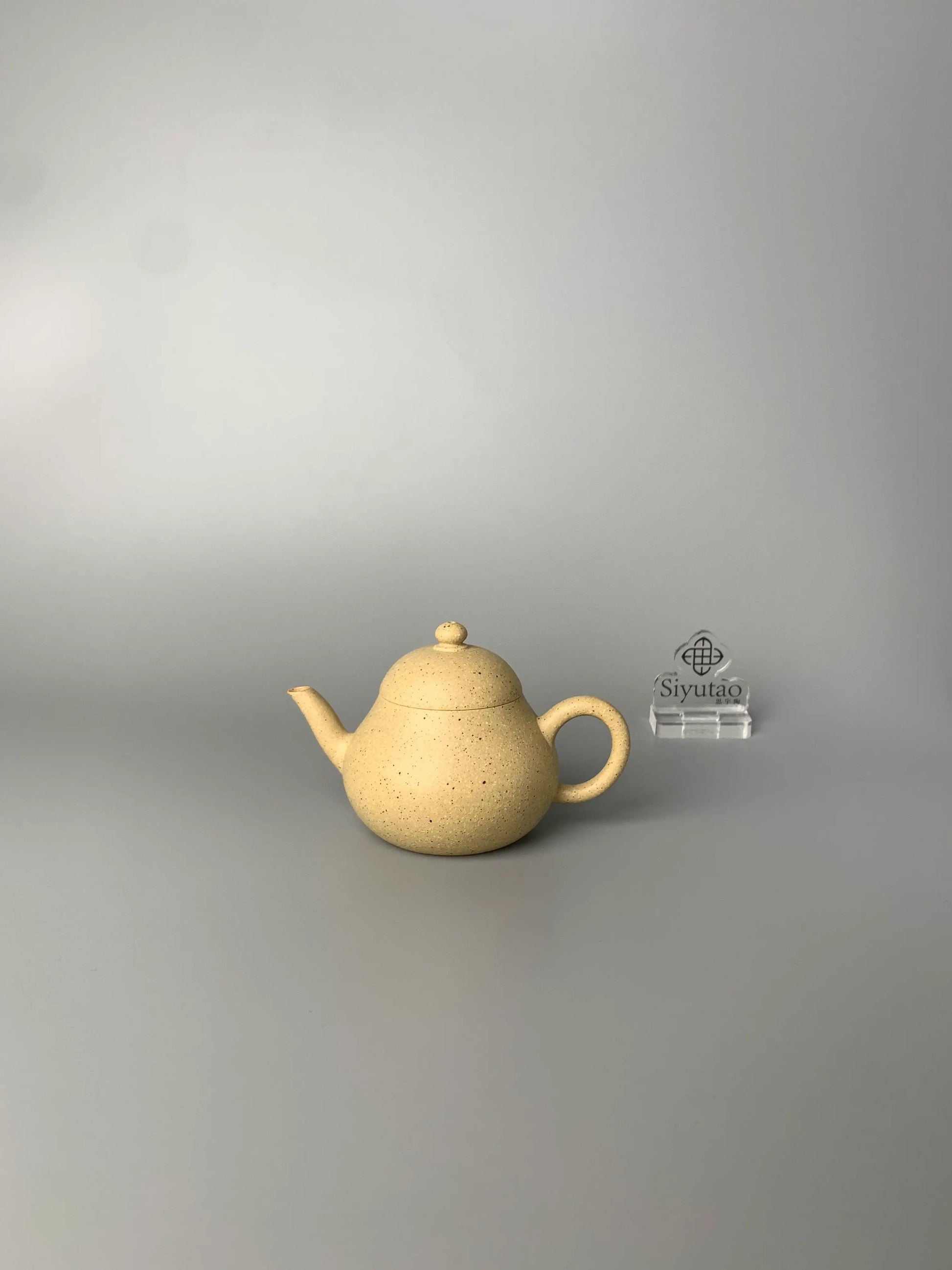 vintage  yixing teapot on the table