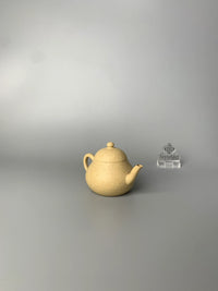 vintage yixing teapot on the table left view