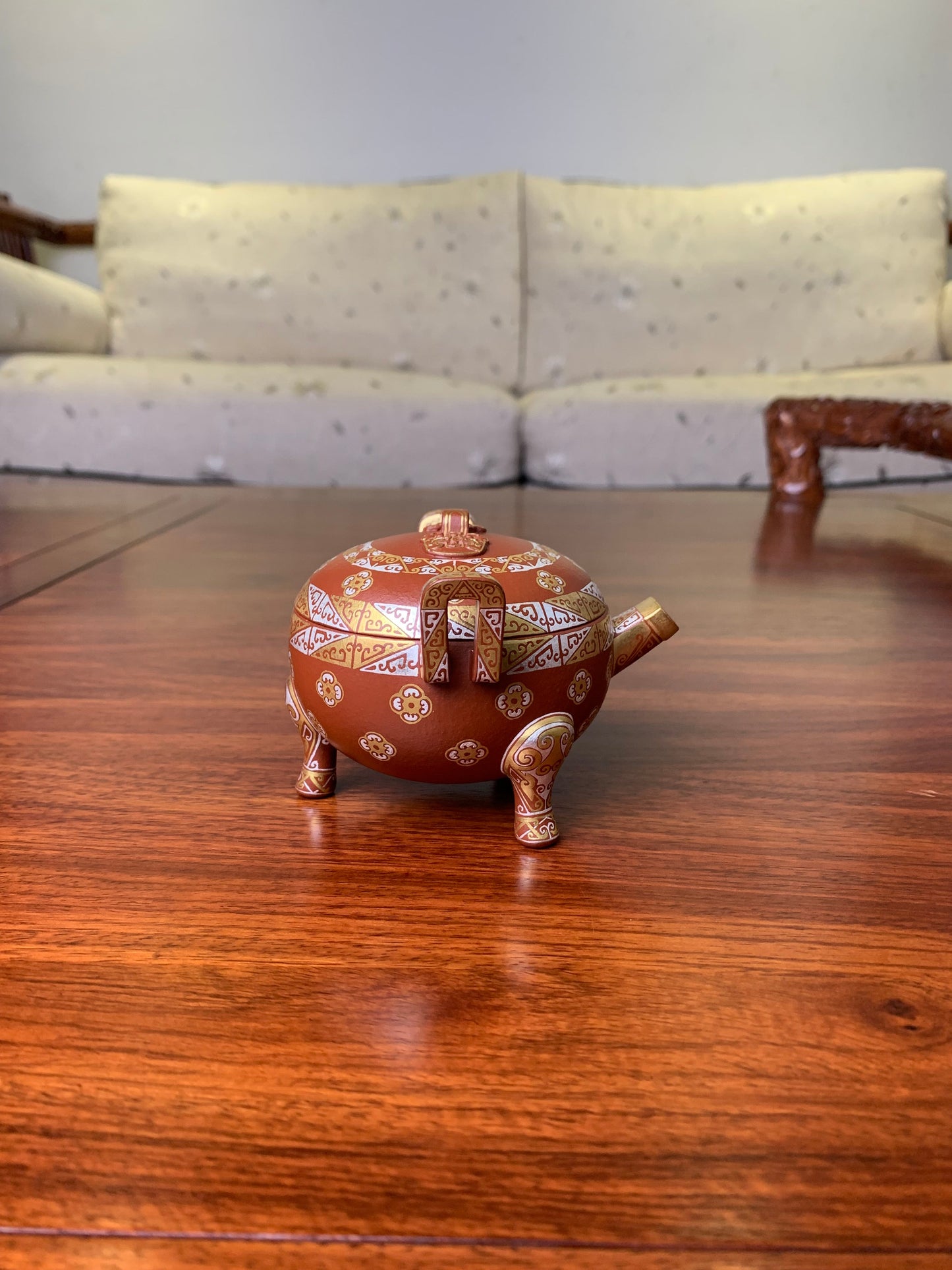 Siyutao artwork teapot Fu 100ml fully handmade - SiYuTao Teapot