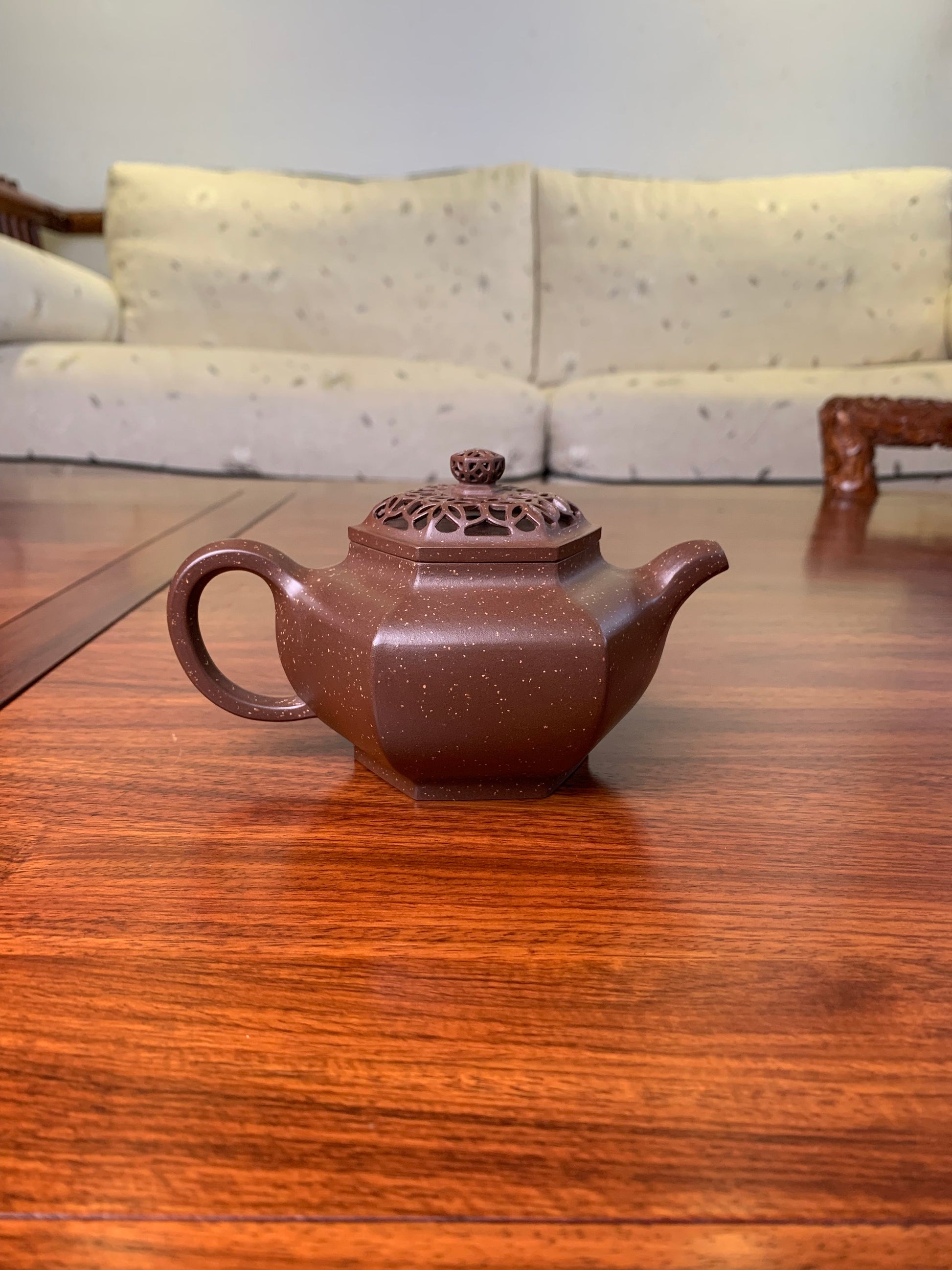 Siyutao artwork teapot Liu Fang 240ml fully handcrafted by Yang - SiYuTao Teapot