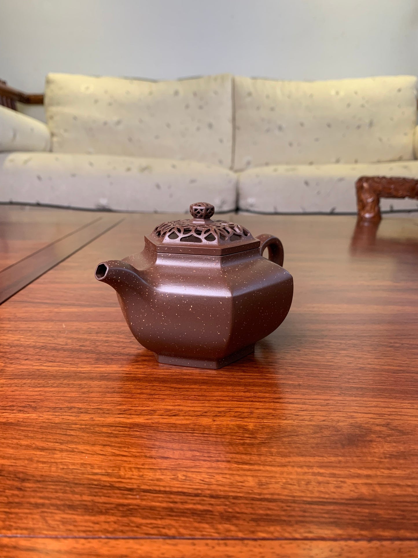 Siyutao artwork teapot Liu Fang 240ml fully handcrafted by Yang - SiYuTao Teapot