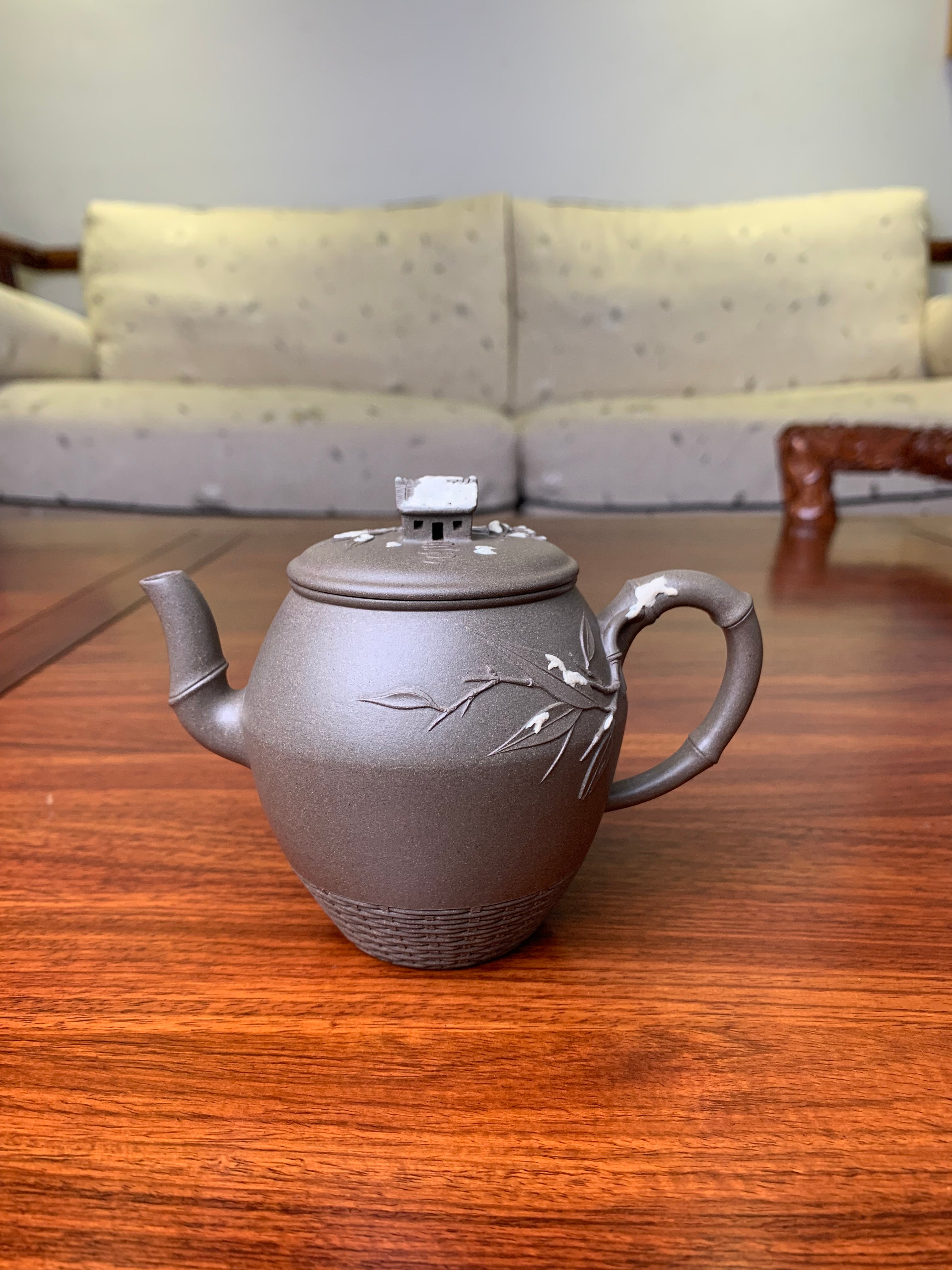 Siyutao artwork teapot winter 220ml fully handmade by Li - SiYuTao Teapot