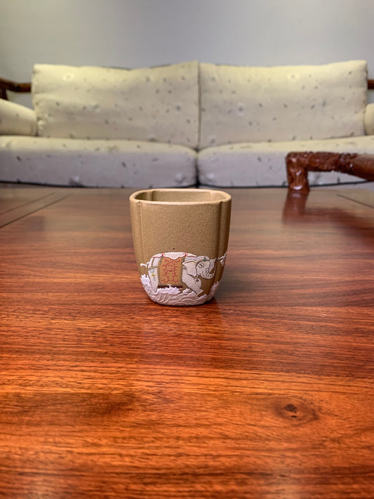 yixing teacup elephant front