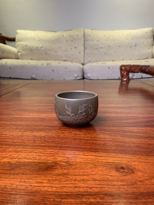 Siyutao teacup shan shui 110ml - SiYuTao Teapot