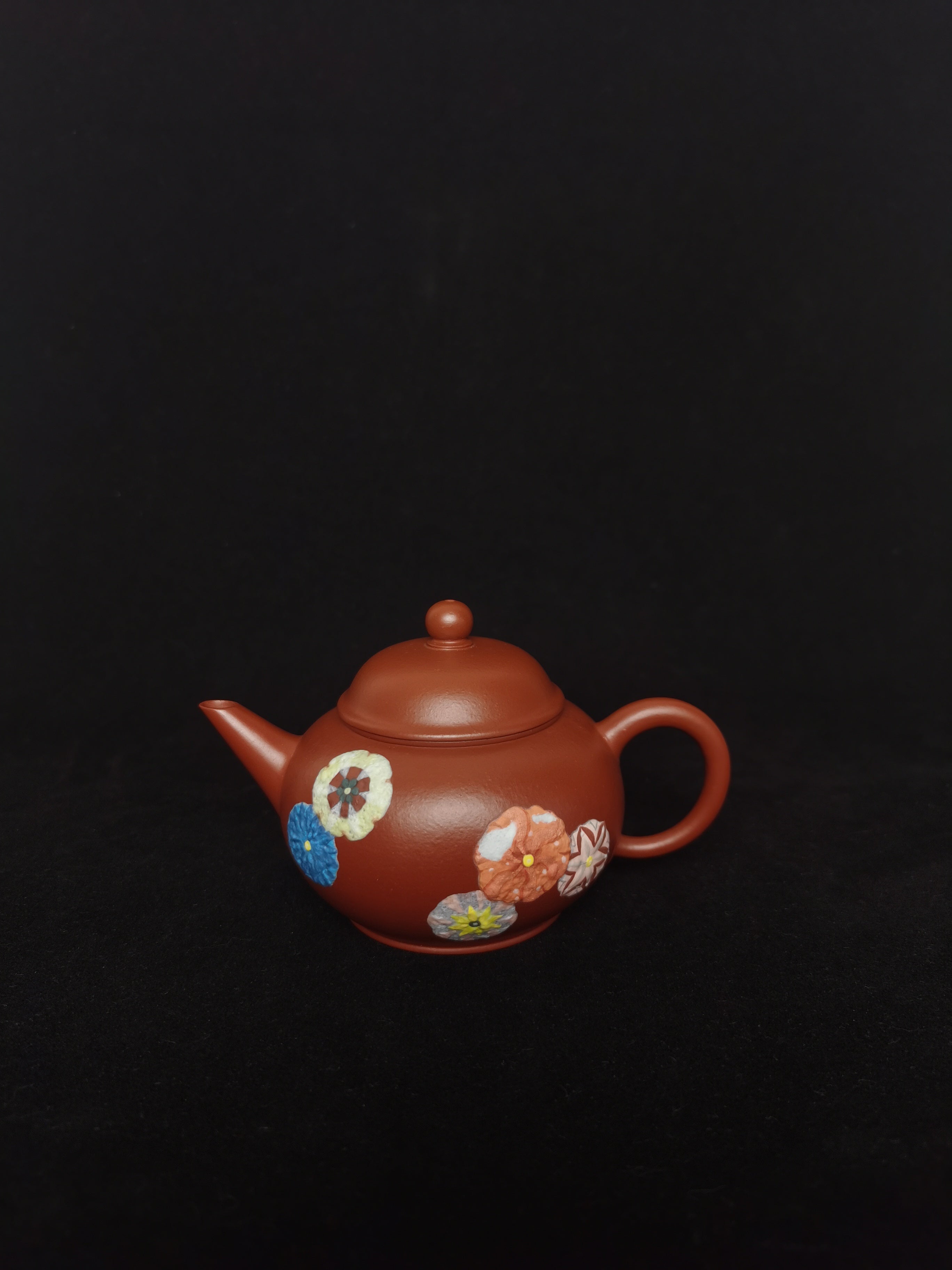 Siyutao teapot hydrangeas full handcrafted 120ml - SiYuTao Teapot