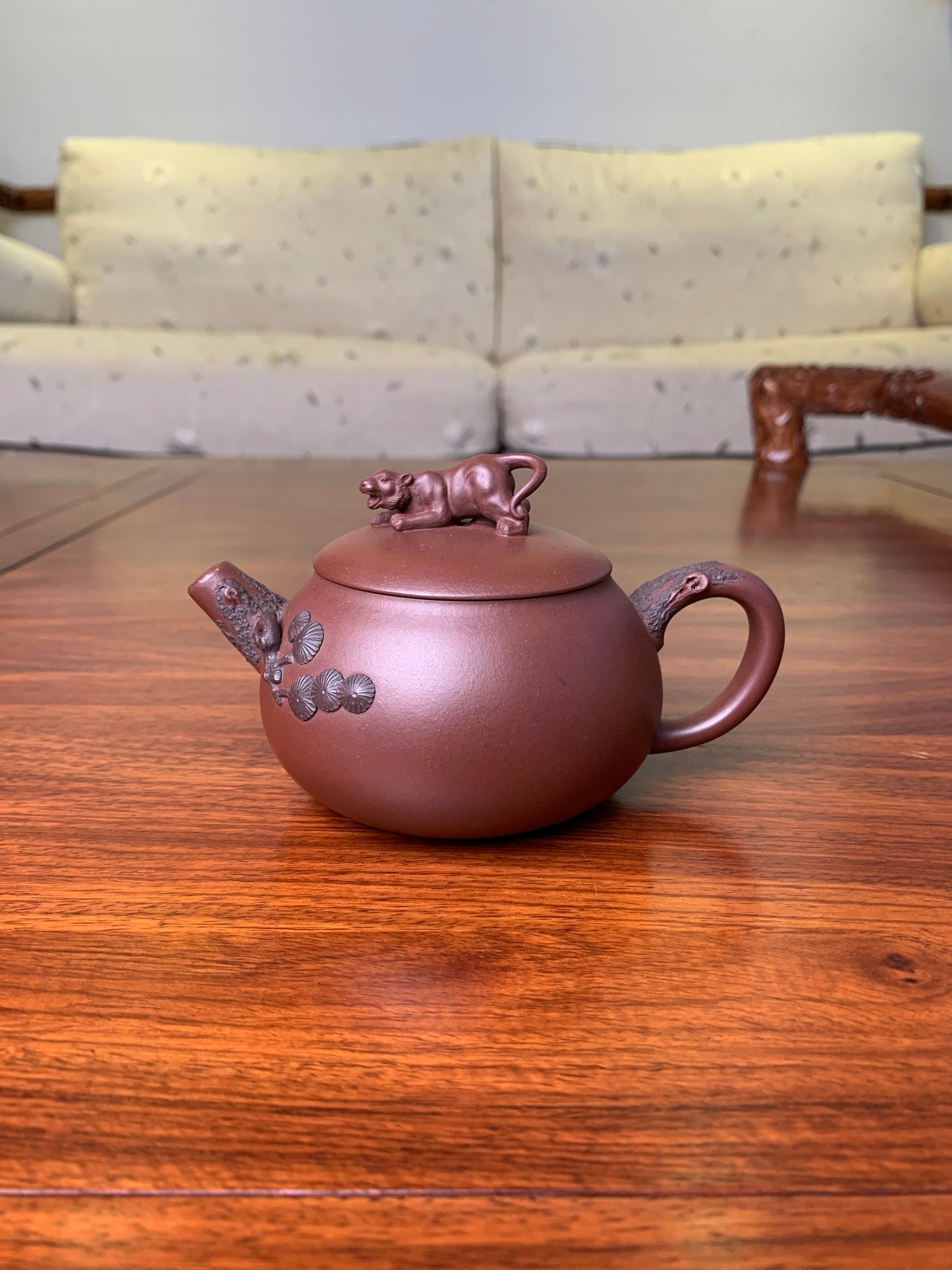 Siyutao teapot leopard 195ml fully handmade - SiYuTao Teapot