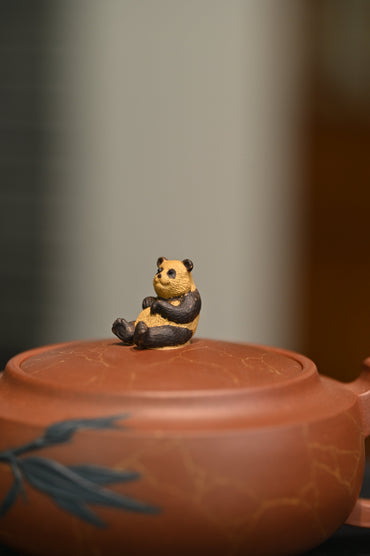 Siyutao teapot Panda full handcraft 290ml yixing teapot - SiYuTao Teapot