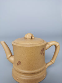 Siyutao teapot stone bamboo full handcrafted 110ml - SiYuTao Teapot