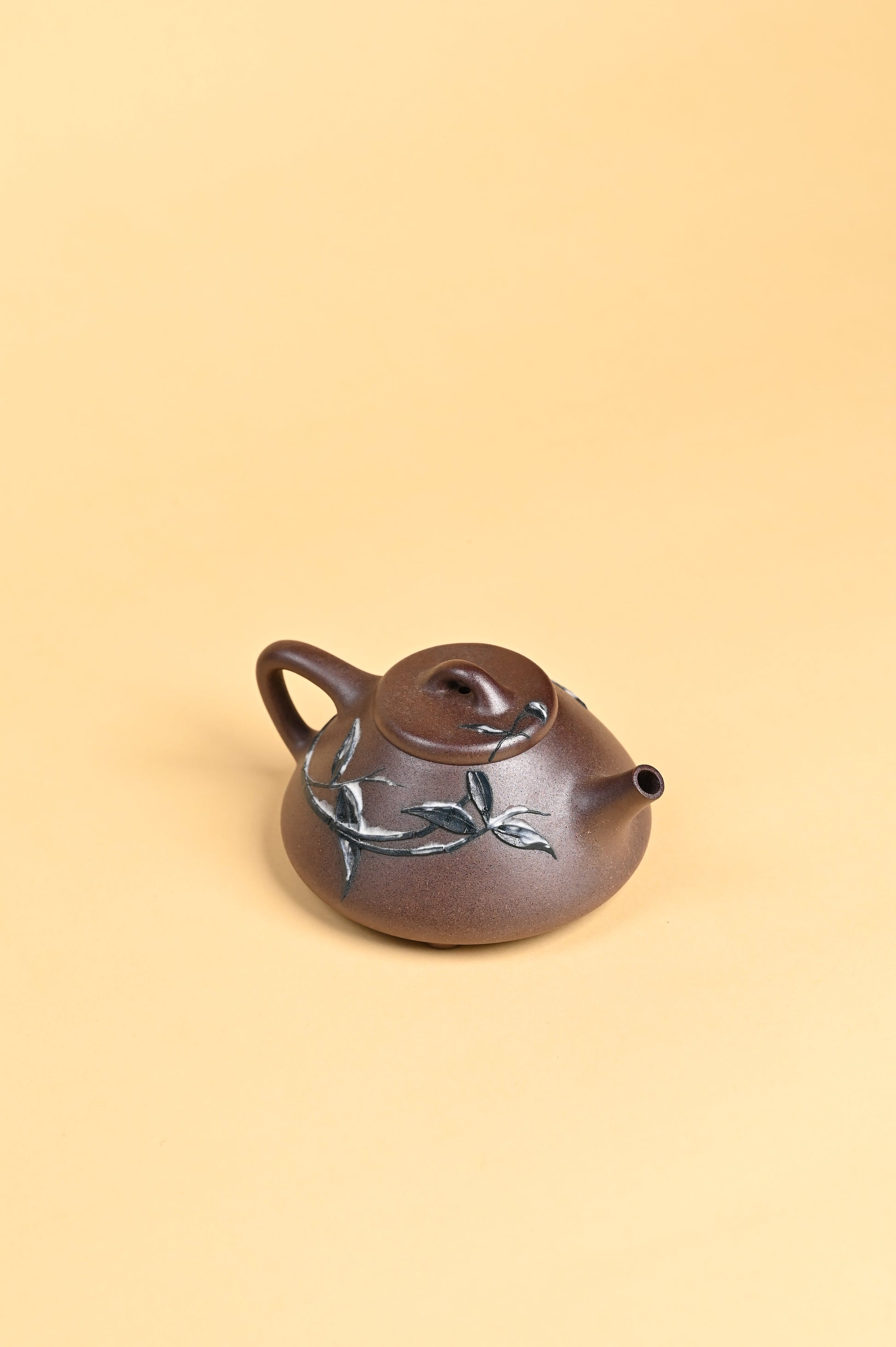 Siyutao teapot The snow and bamboo full handcraft 195ml Yixing teapot - SiYuTao Teapot