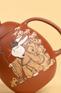 Siyutao the rabbit 180ml full handcraft yixing teapot - SiYuTao Teapot