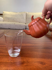 zisha pumpkin teapot pour