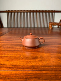 small yixing teapot named zhu chu on the table