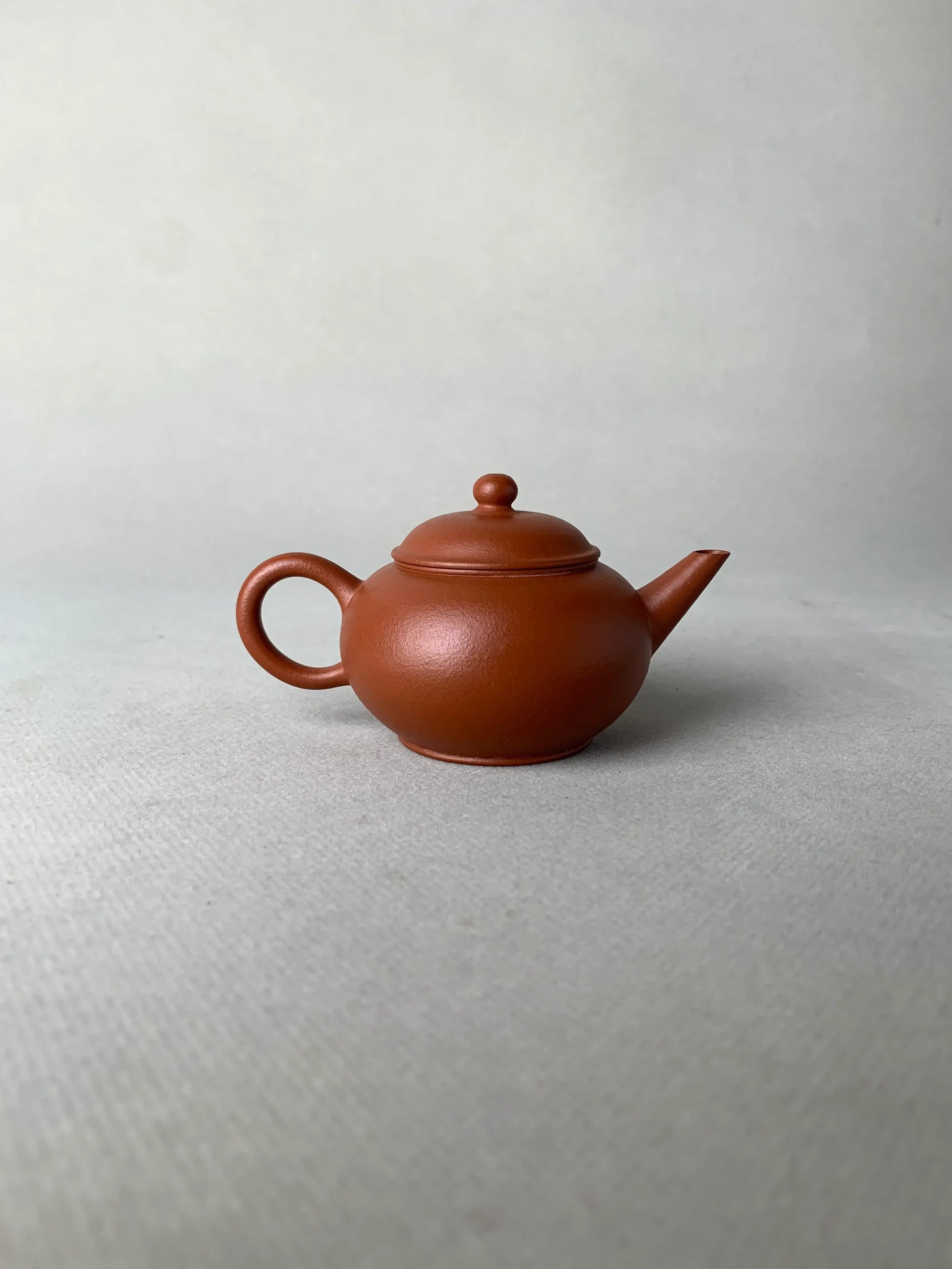 the back view of the small yixing teapot