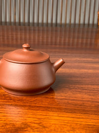 the spout of the small yixing teapot 