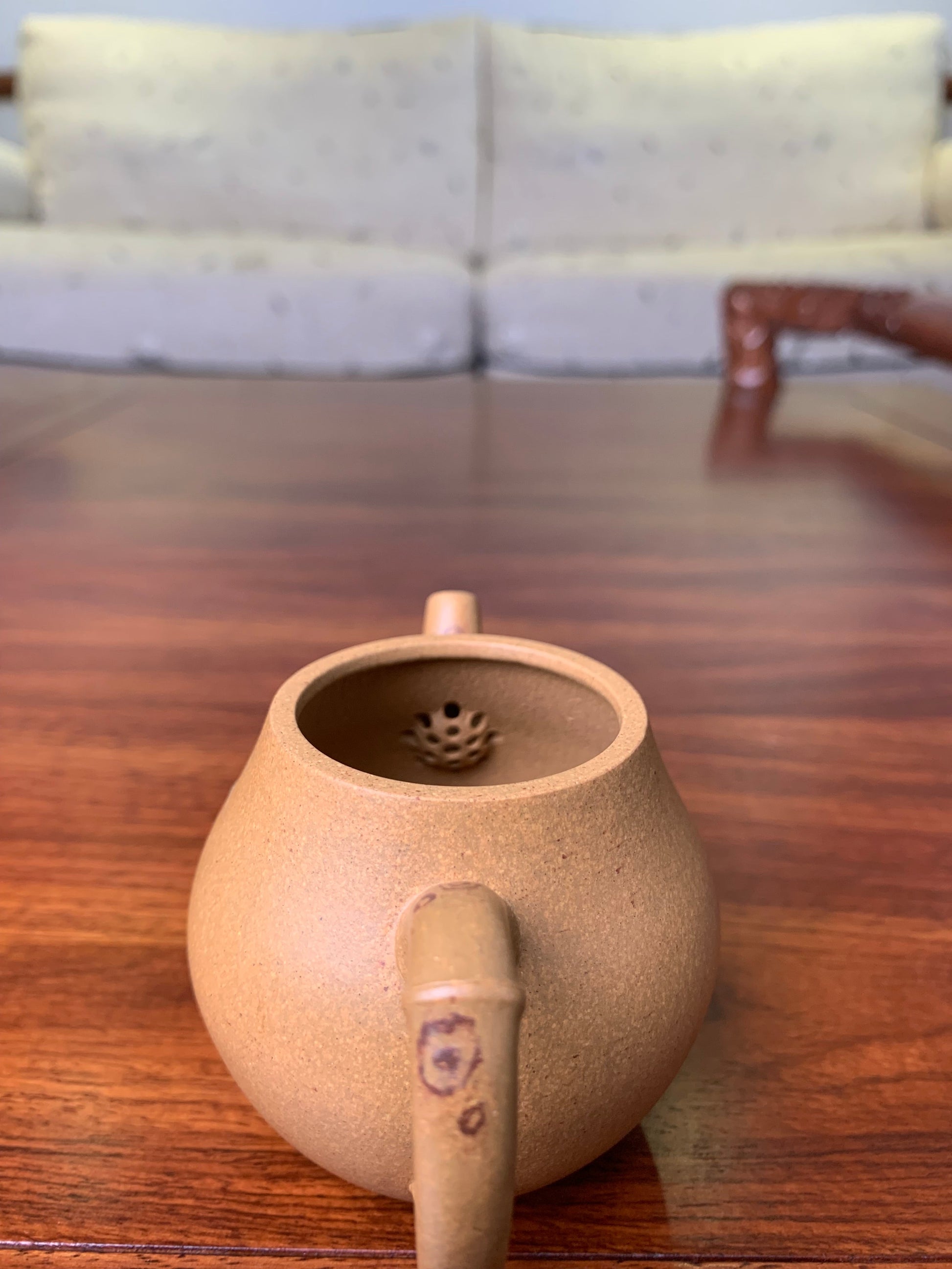 Handmade pottery teapot snail teapot fully handmade filter