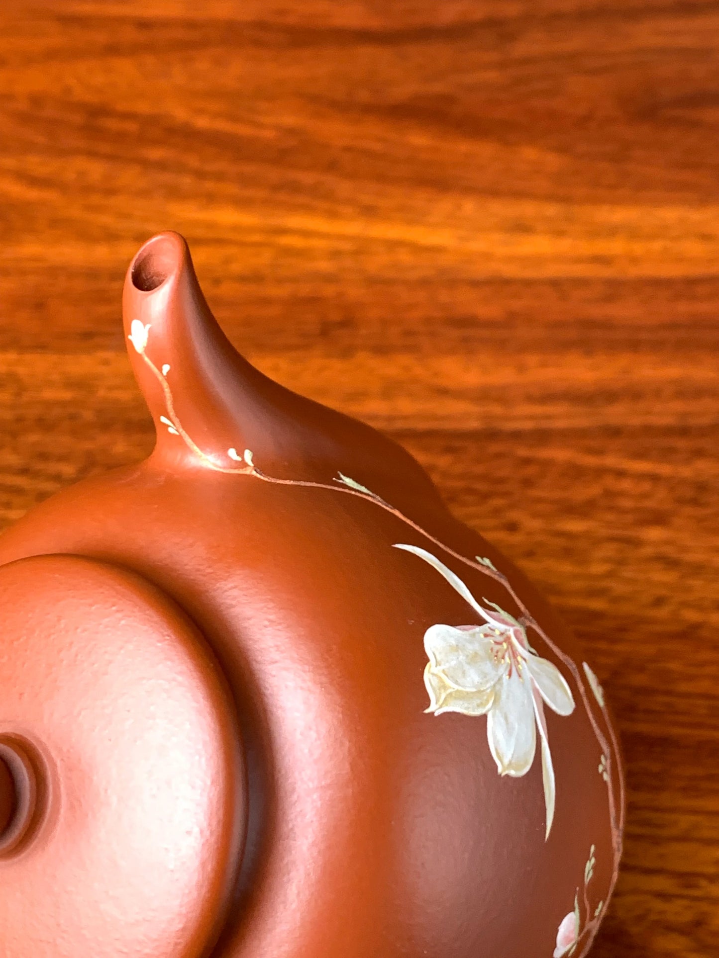 Artwork teapot Magnolia 250ml fully handmade