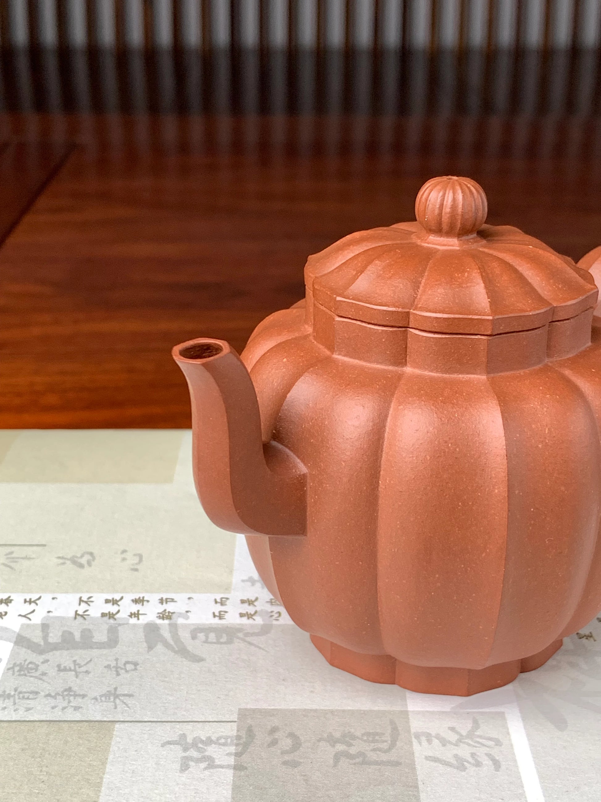 the spout of this yixing teapot
