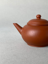 the spout of the small yixing teapot 
