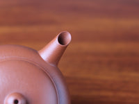 the spout of the handmade yixing teapot is good craftsmanship