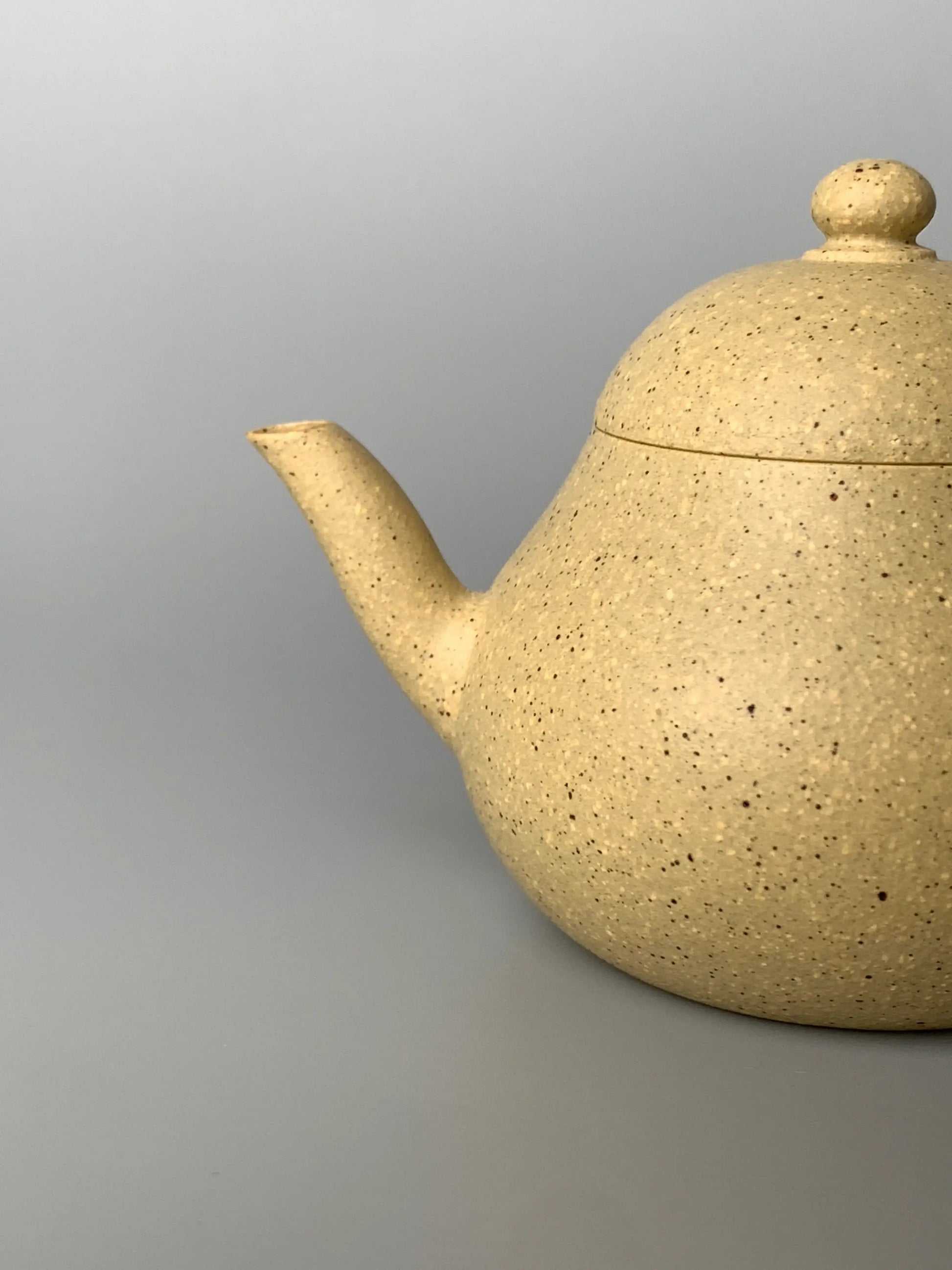 the spout of the yixing teapot