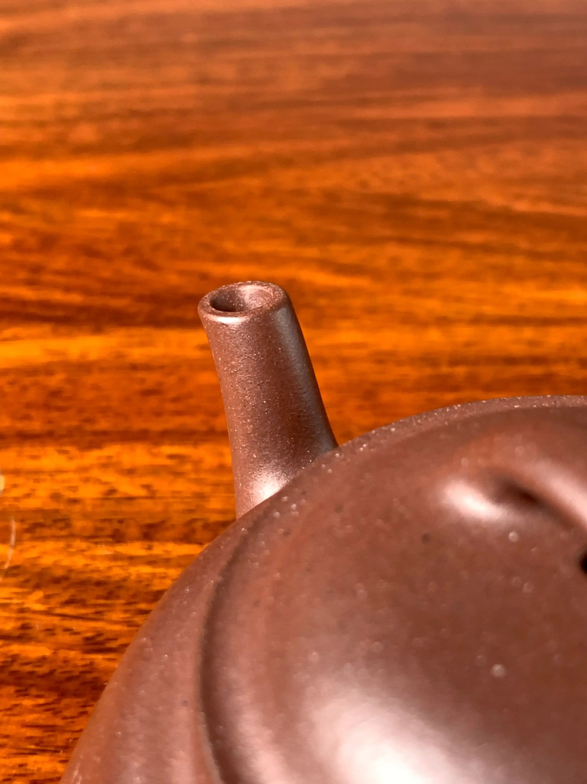 the spout of the collectible teapot named wu piao
